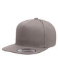 YP Classics Adult Cotton Twill Snapback Cap grey ModelQrt