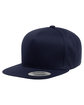 YP Classics Adult Cotton Twill Snapback Cap navy ModelQrt