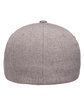 Flexfit Adult Heatherlight Cap melange grey ModelBack