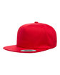 YP Classics Adult Unstructured Snapback Cap red ModelQrt