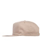 YP Classics Adult Unstructured Snapback Cap khaki ModelSide