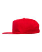 YP Classics Adult Unstructured Snapback Cap red ModelSide