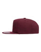 YP Classics Adult Unstructured Snapback Cap maroon ModelSide