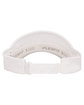 Flexfit Adult Cool & Dry Visor white ModelBack